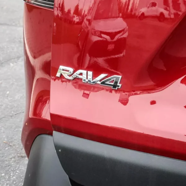 Toyota Rav4 emblem for SUVs, perfect for enhancing your vehicle's look in Qatar.