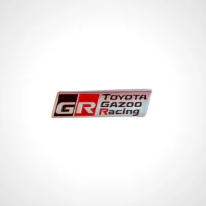 Toyota GR Emblem with sleek red and black design for Toyota performance cars available in Qatar.