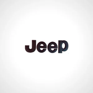 Jeep emblem, genuine badge for off-road vehicles, available in Qatar.