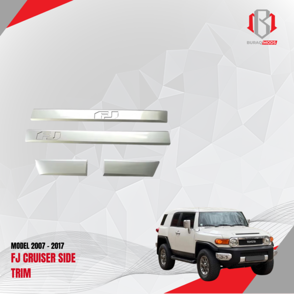 High-quality side trim for Toyota FJ Cruiser, designed for durability and style in Qatar