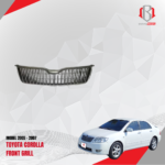 High-quality front grille for Toyota Corolla, designed for enhanced style and durability in Qatar