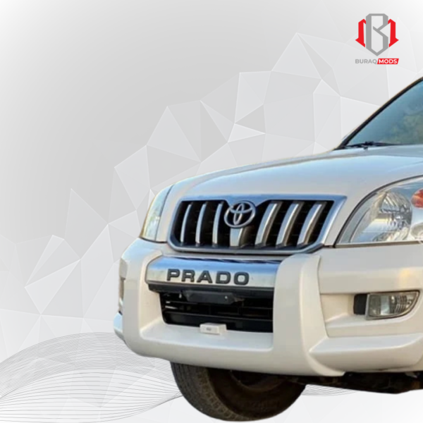 Sturdy front bumper guard for Toyota Land Cruiser Prado, designed for enhanced protection in Qatar