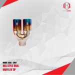 High-quality HKS style dual exhaust tip, designed for universal fitment and enhanced vehicle performance
