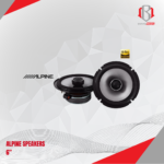High-quality Alpine 6-inch car speakers, designed for enhanced audio performance and durability in Qatar