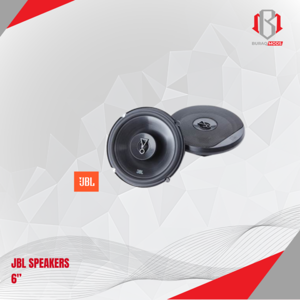 High-quality JBL 6-inch car speakers, designed for enhanced audio performance and durability in Qatar