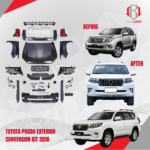 Toyota Prado 2018 exterior conversion kit for a stylish, durable upgrade in Qatar
