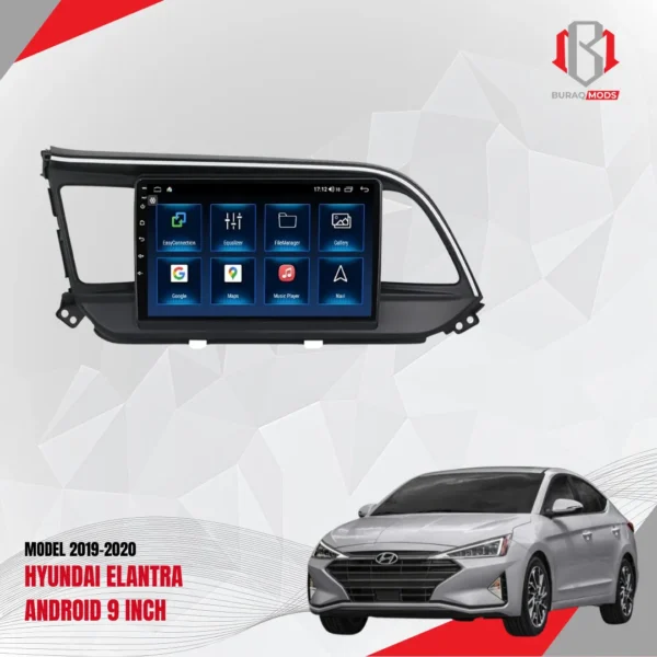 Hyundai Elantra (2019–2020) 9″ Android Stereo